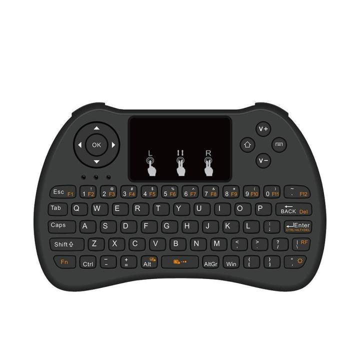 Wireless Keyboard - Kobwa H9 Mini 2.4G Wireless Touchpad Keyboard Mouse Combo with Rechargable Li Ion Battery for PC Tablet Google Android TV Box Xbox 360 PS3 HTPC IPTV