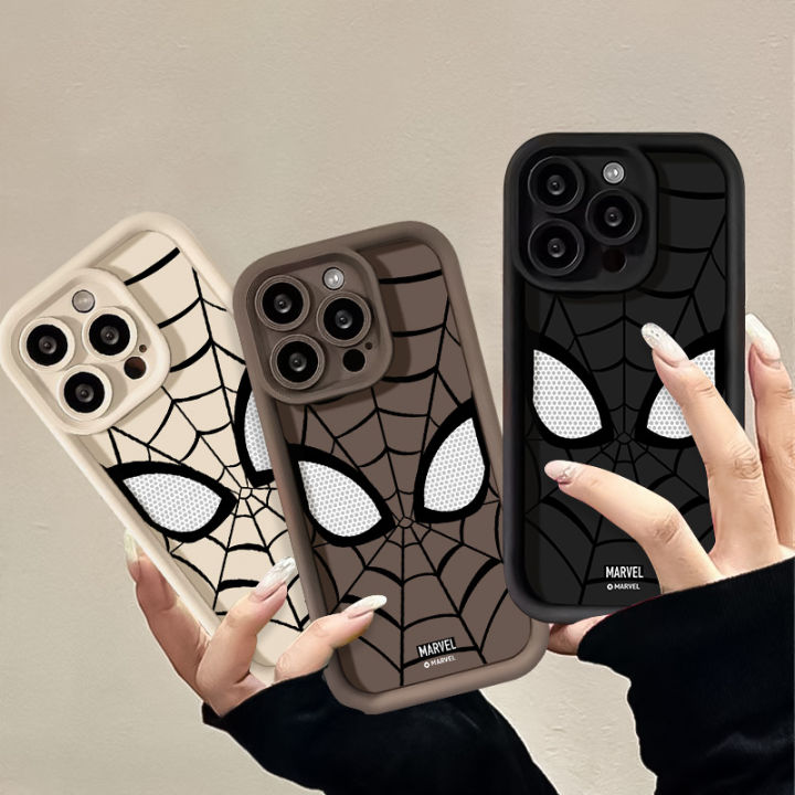 Marvel Spider Man Mask Pattern Case For Redmi 10A 10C 9T A2 9A