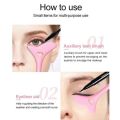 Face Mask for Tool Guide Silicone Set Mascara Template 2 Piece Set Wing Eyeliner Shield Applicator Reusable Eyeliner, Eye Makeup, Apply. 