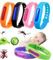 1 Pcs Free Size Mosquito Repellent Bracelet Silicone Wristband For Protection From All Kind Of Insect -Random Color. 
