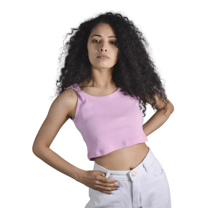 Crop%20Sando%20Top%20T-Shirt%20Short%20Sleeve%20Loose%20Fit%20Casual%20Style%20Women's%20Clothing%20-%20Image%206