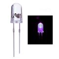 10Pcs 5Mm IR LED Infrared Light Emitting Diode & 100Pcs 5Mm Round Purple Uv Led Diode Led Light Lamp Purple Color. 