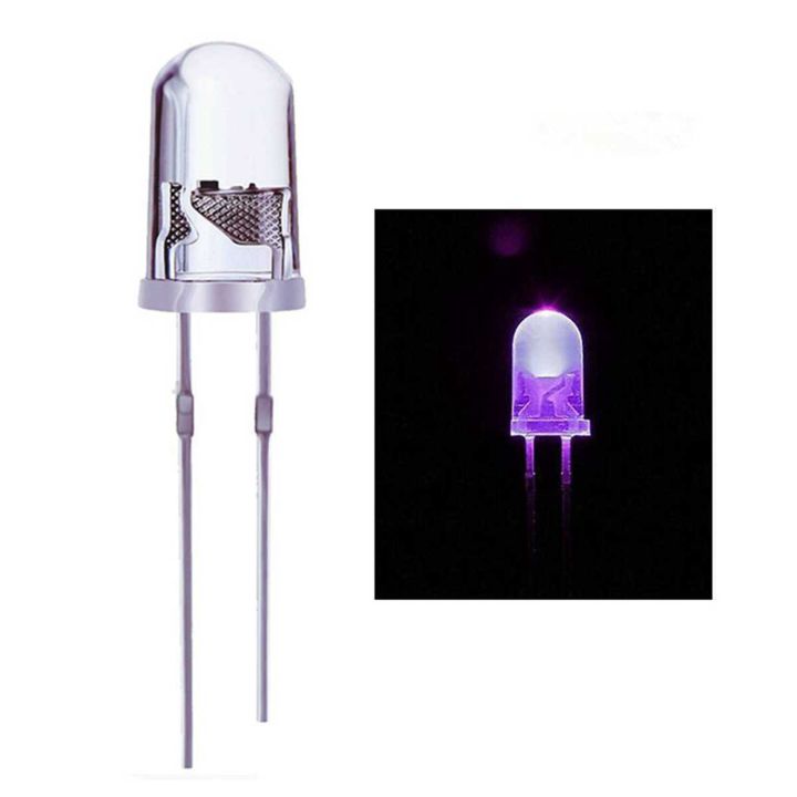 10Pcs%205Mm%20IR%20LED%20Infrared%20Light%20Emitting%20Diode%20&%20100Pcs%205Mm%20Round%20Purple%20Uv%20Led%20Diode%20Led%20Light%20Lamp%20Purple%20Color%20-%20Image%207