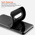 Carbon Fiber Case For Samsung Galaxy S22 Ultra S21 S20 FE S10 S9 S8 Plus S10E Note 20 Ultra 10 Lite Plus 9 8 Silicone Cover Case. 