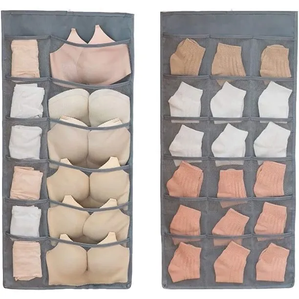 Closet%20Hanging%20Organizer%20with%20Mesh%20Pockets%20&%20Rotating%20Metal%20Hanger,Dual%20Sided%20Wall%20Shelf%20Storage%20Bags%20-%20Image%204