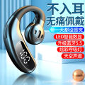 New Wireless Bluetooth Earphones F80 Ear-hook Non-in-Ear Business Air Conduction Single Ear with Digital Display Cross-border Wholesale. 