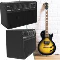 Sirendeshao Guitar Portable Amp Bluetooth Electric Guitar Bass Mini Amplifier Sales promotion Universal Interface Professional Guitar Amp for Daily Practice. 