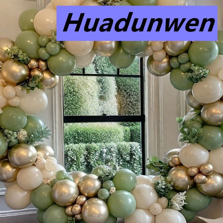 Huadunwen%20103PCS%20Retro%20Green%20White%20Balloon%20Garland%20Beige%20Sand%20Balloons%20Arch%20Hot%20Selling%20Kit%20Birthday%20Party%20Wedding%20Valentine's%20Day%20Backdrop%20Decoration%20-%20Image%206