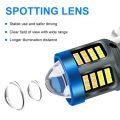 New 1200LM LED Bulbs H4 BA20D P15D 12V Moto Headlight Dual Color Motorcycle Accessories Beam Lens. 