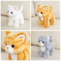 Kids Toys Stuffed Animals Cat Plush Toys Cartoon Soft Cute Plush Kitten Doll 20cm Simulation Stuffed Lifelike Cat Birthday Gift. 