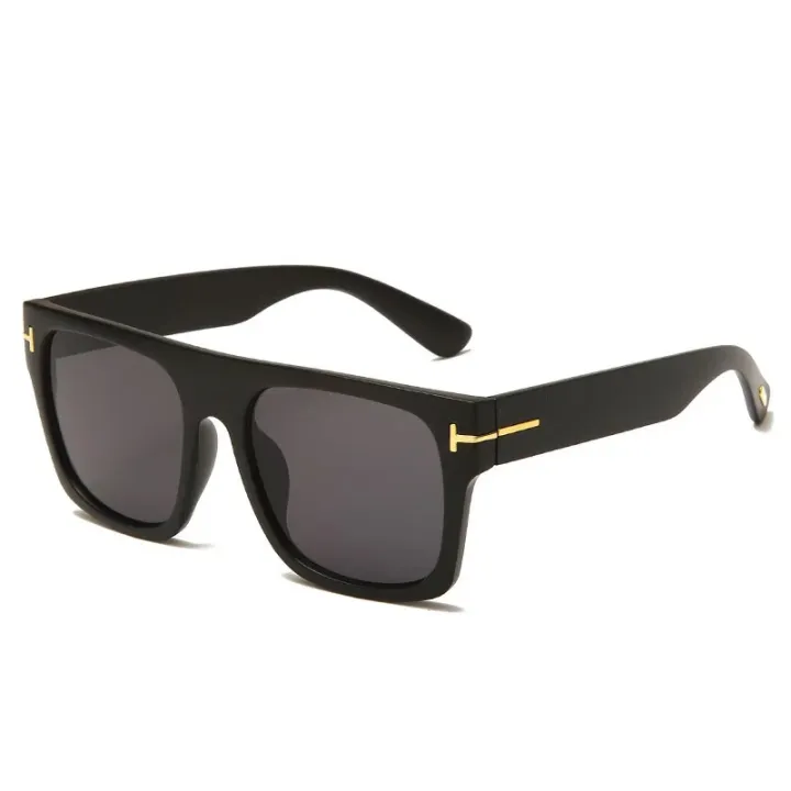Korean%20Trendy%20classic%20Unique%20Design%20Viral%20Tiktok%20Flat%20Black%20rimless%20Square%20Sunglasses%20For%20Men%20-%20Image%2010