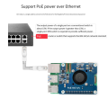 (GGBR) 2X for 5 PoE HAT 802.3Af/At GPIO Expansion Board with Cooling Fan 5V/12V for 5. 