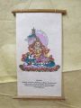 Jambhala Buddha Wall Hanging Lokta Paper painting wall  Art / Painting / Wallpaper, Handmade, home Decor. 
