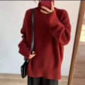 maternity Original Red and blue Turtle Neck Long Sleeves Sweater QX020. This luxurious piece combines modern design with timeless elegan soft, high-quality fabric and flattering turtle neck provide both comfort and style. Elevate your wardrobe.... 