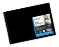 BRUSTRO Artist 100% Cotton Watercolour Wiro Bound Landscape Journal Cold Pressed 300 GSM, A5 - (20 Sheets). 
