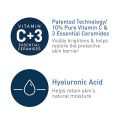 CeraVe Vitamin C Serum  With Hyaluronic Acid , Cera Ve Skin Brightening Serum For Face with 10% Pure Vitamin C 30 ML. 