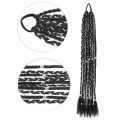Natural Party Cute Tibetan Braid Wig Woman Photography Props Female Chinese Style Hair Twist Braid Wig National Style Ponytail Braid Synthetic Braid Ponytail Boxing Braids Wig. 