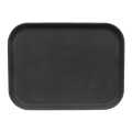 Black Color Plastic Rectangular Bar Tray 18 Inches. 