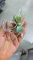 Rosa Trendy Acrylic Hair Claw Clips | Glitter Bow & Gradient Bead Designs | Transparent Jaw Clip | Pastel Summer Hair Accessories | Non-Slip Grip For Women. 