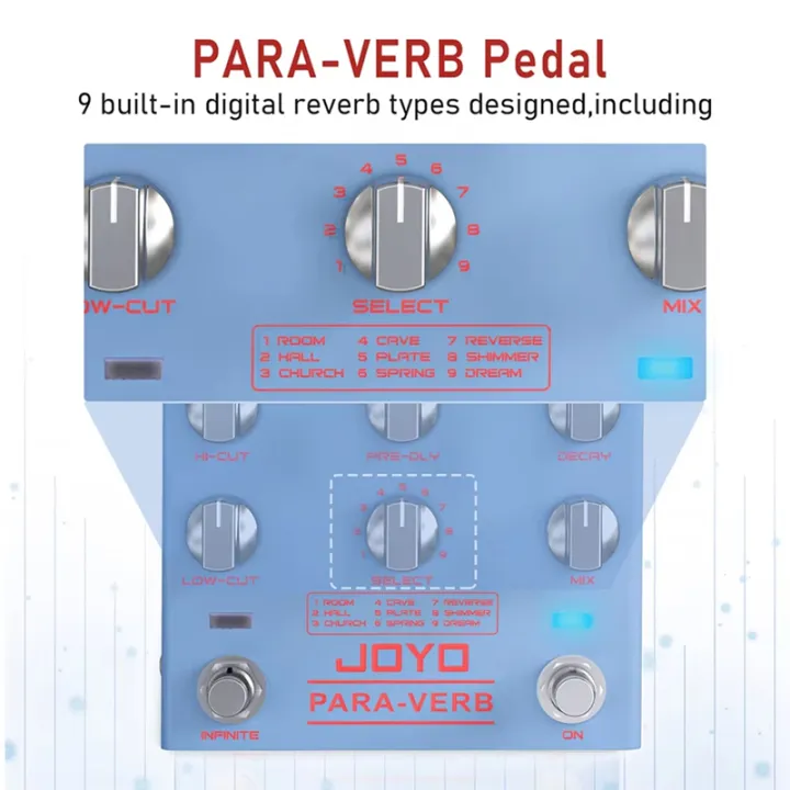 -31%20Guitar%20Effect%20Pedal%20Stereo%20Input/Output,9Reverb%20Types%20Studio-Grade%20Sound%20Quality%20-%20Image%206