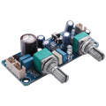 Low Pass Filter Bass Subwoofer Preamp Amplifier Board Single Power DC 9-32V Preamplifier with Bass Volume Adjustment. 