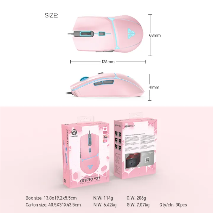 Fantech%20CRYPTO%20VX7%20Gaming%20Mouse%20Sakura%20Edition%20-%20Image%207