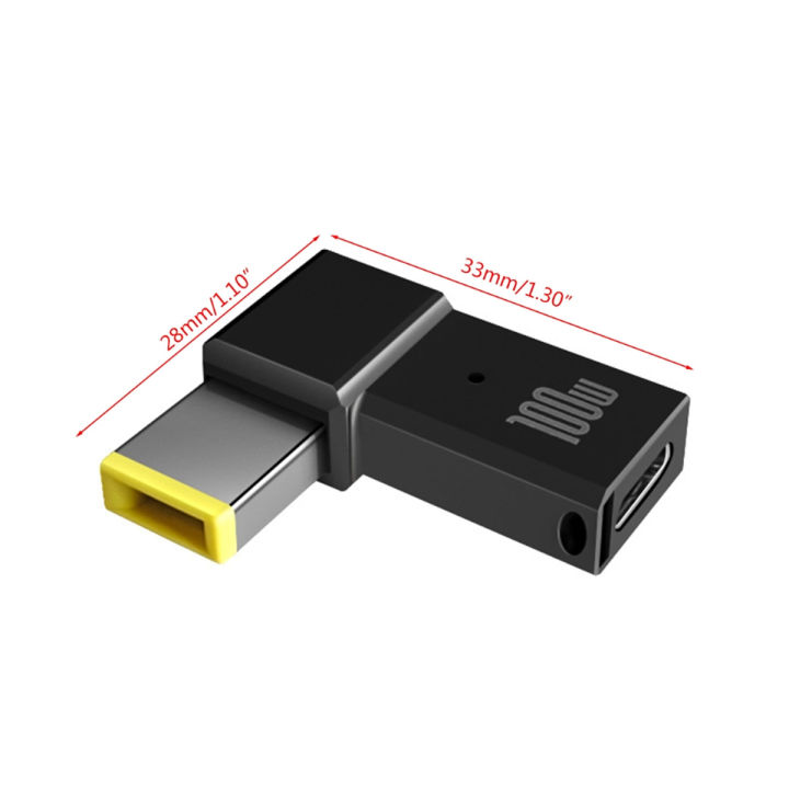 FONKEN%20PD%20100W%20USB%20Type%20C%20Female%20to%20DC%20Male%20Adapter%20For%20Lenovo%20Thinkpad%20USB-C%20Fast%20Charging%20Cable%20Converter%20Square%20PD%20Plug%20-%20Image%203