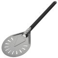 FORIDE Turning Pizza Peel with 8 inch Aluminum Round Pizza Paddle, 23.6 inch Overall, Outdoor Pizza Oven Accessories. 