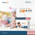 MumBuds USA ZIPLOCK Tape Style Diapers Size-5 XL (12–17 kg) 36 Pcs | Ultra Thin, Soft & Breathable Baby Diapers. 