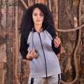 J.Fisher Fleece Baseball Hoodie for Women. 