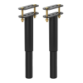 2PCS Adjustable Metal Bed Frame Support Legs Bed Frame Center Slats Heavy Support Leg Replacement Parts (7-13.5Inch). 