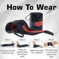 Wrist Support Band for Men and Women - Wrist Wraps with Thumb Loop for Weightlifting, Powerlifting, Gym, and Crossfit.. 