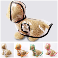 Hooded raincoat transparent raincoat cat] shop wholesle668 [pet dog raincoat fashion pet clothes small dog belt French bulldog. 