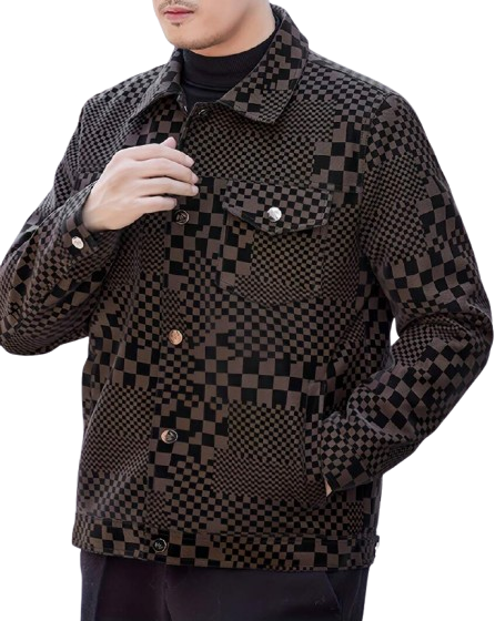 Korean%203D%20Checkerboard%20Jacket%20for%20Men,%20Stylish%20and%20Trendy%20Design%20-%20Image%203