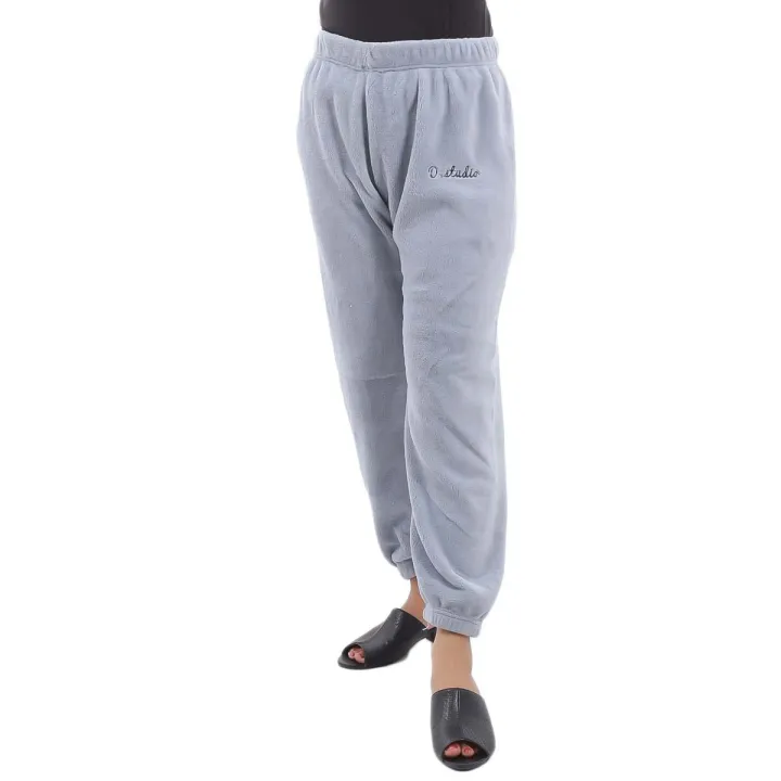 Light%20Grey%20Fleece%20Trousers%20for%20Women%20Cozy%20Warm%20Casual%20Fit%20Sweatpants%20Pants%20-%20Image%203