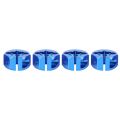 NAMUNY Blue RC Metal 7.0 Wheel Hex 12mm Drive with 4Pcs 1/10 Leaf Springs Set HighLift Chassis. 
