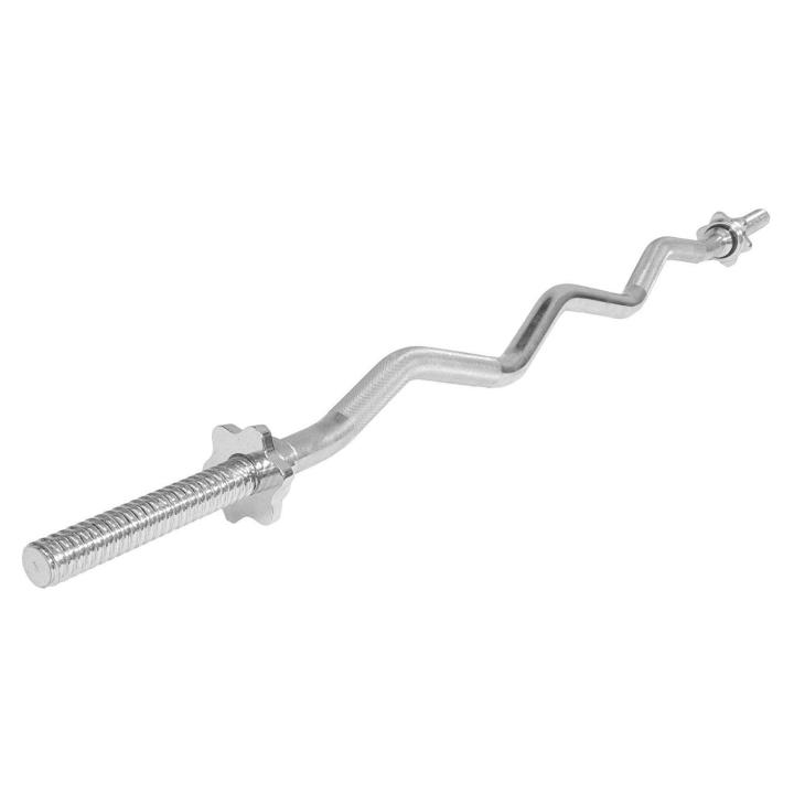 Iron%20Curl%20Bar%20with%202%20Locks,%204%20feet%20EZ%20curl%20Bar%20Zig%20Zag%20Curl%20Barbell%20with%20Spin%20Lock%20-%20Gym%20Equipment%20-%20Image%204