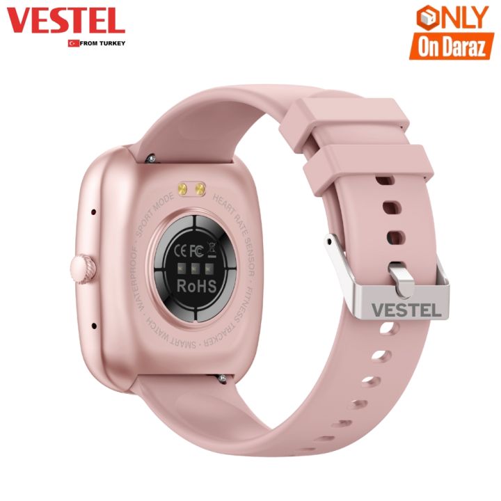Vestel%20Zazz%20Z139%20Smartwatch:%201.83"%20IPS%20Display%20%7C%20IP67%20Waterproof%20%7C%20Pink%20Color%20%7C%20BT%20calling%20%7C%20100+%20Sports%20mode%20%7C%20Luxury%20Watch%20Faces%20-%20Image%203