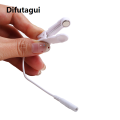 Difutagui High Quality Ear Clip Electrode Wire Digital TENS Massager Electrode Lead Connecting Cables with Ear Clips Sleeping Massager Wires. 