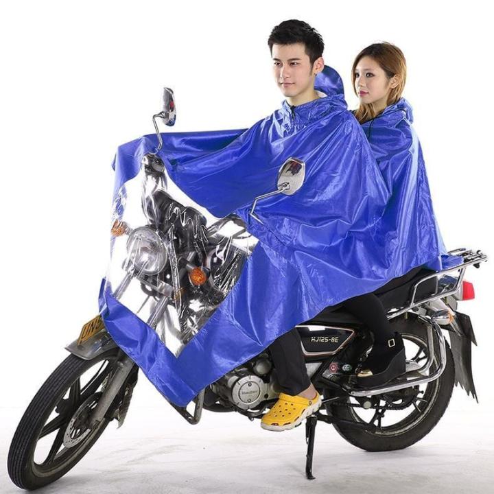 Water Repelling Double Motor Bike Raincoat