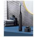Electric Toothbrush Ultrasound IPX7 Rechargeable Toothbrush 5 Mode Smart Time Whitener Toothbrush,White. 