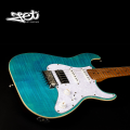 Jet Guitars JS 450 OBL HSS Roasted Maple Ocean Blue w/ Gigbag. 