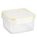 Komax Biokips Plastic Square Food Storage Container / Lunch Box 1.1L. 