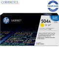 HP 504A Yellow Original LaserJet Toner Cartridge, CE252A. 