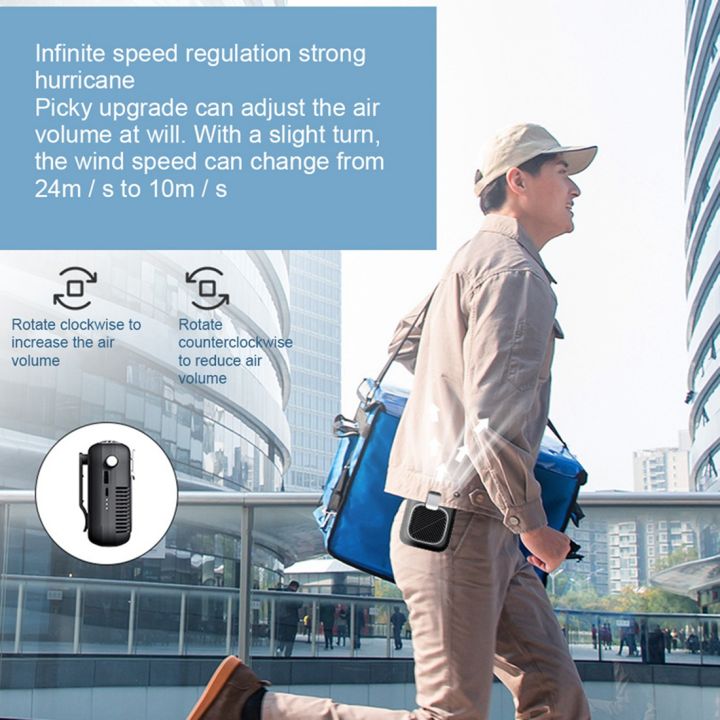 NAMUNY%20Portable%20Personal%20Hanging%20Waist%20Fan%20with%2010000MAh%20Recharge%20Quiet%20Wearable%20Electric%20Fan%20Handheld%20Air%20Conditioner%20Orange%20-%20Image%208