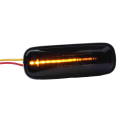 Car LED Side Marker Turn Signal Light Yellow Running Light Position Lamp Parts for 1995-2000 Black. 