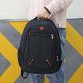 New Large-capacity Student School Bag Waterproof Casual Oxford Men Backpack Laptop Bag Solid Color Business Travel Bag. 