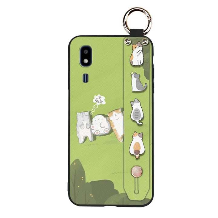 Cute%20Cartoon%20Phone%20Case%20For%20Samsung%20Galaxy%20A2%20Core%20Anti-knock%20Dirt-resistant%20Lanyard%20Silicone%20Kickstand%20Back%20Cover%20ring%20-%20Image%205