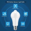 7W PIR Motion Sensor Led Bulb - B22 Pin White 7 Watt. 