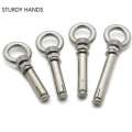 5Pcs Stainless Steel Universal Ring Screw Sleeve Anchor Concrete Expansion Eye Bolt Installation Artifact Long Hook. 